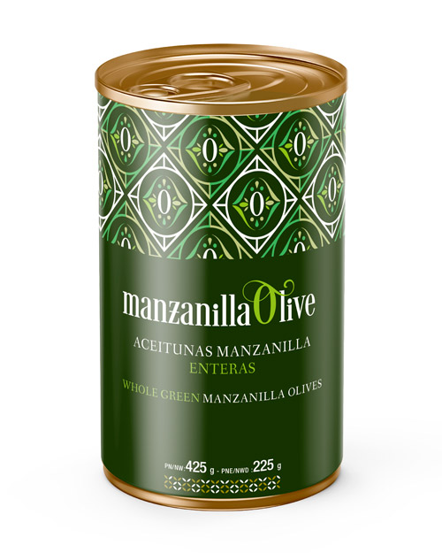 Aceitunas enteras - Manzanilla Olive