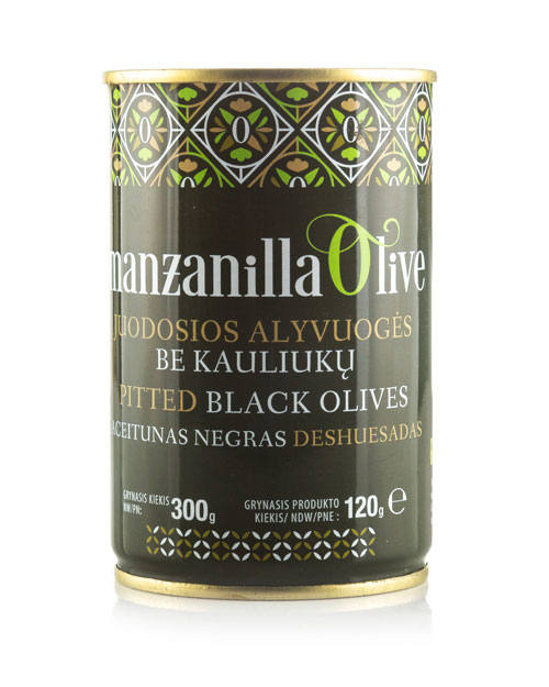 Aceitunas negras deshuesadas - Manzanilla Olive